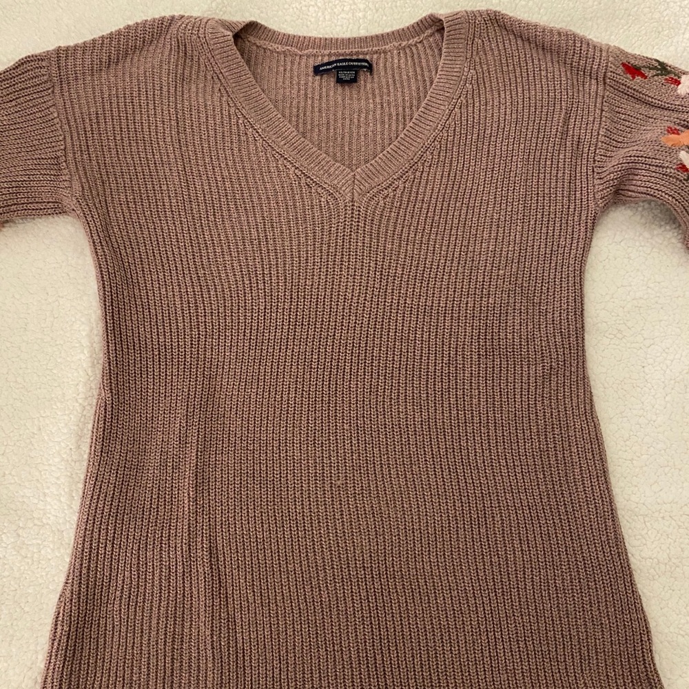 AEO Embroidered Sweater - Picture 3 of 7